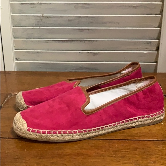 fuchsia pink espadrilles